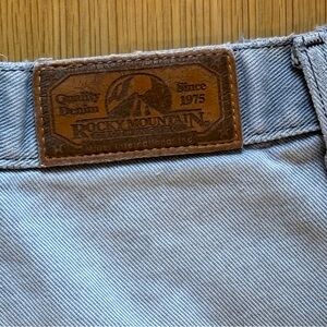 Vintage Rocky Mountain Clothing Womens Jeans Sz 7/8 Long High Waisted Distressed